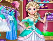 דיסני קפוא הנסיכה אלזה להתלבש משחקים